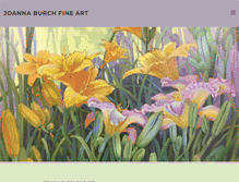 Tablet Screenshot of joannaburch.com
